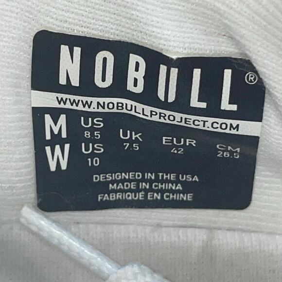 Nobull Drive Mesh Men\'s 8.5 Women’s 10 US White Gym Training Shoes Sneaker main image 6